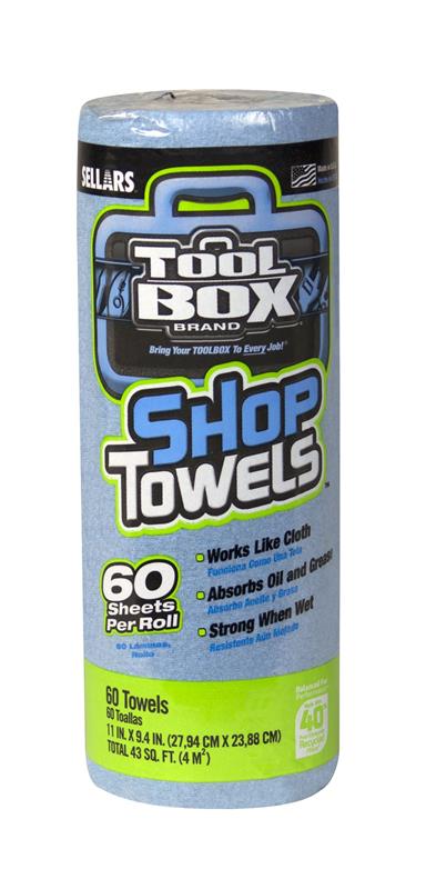 TOOLBOX Z400 BLUE SHOP TOWEL SMALL ROLL - Flammable Storage Cabinets